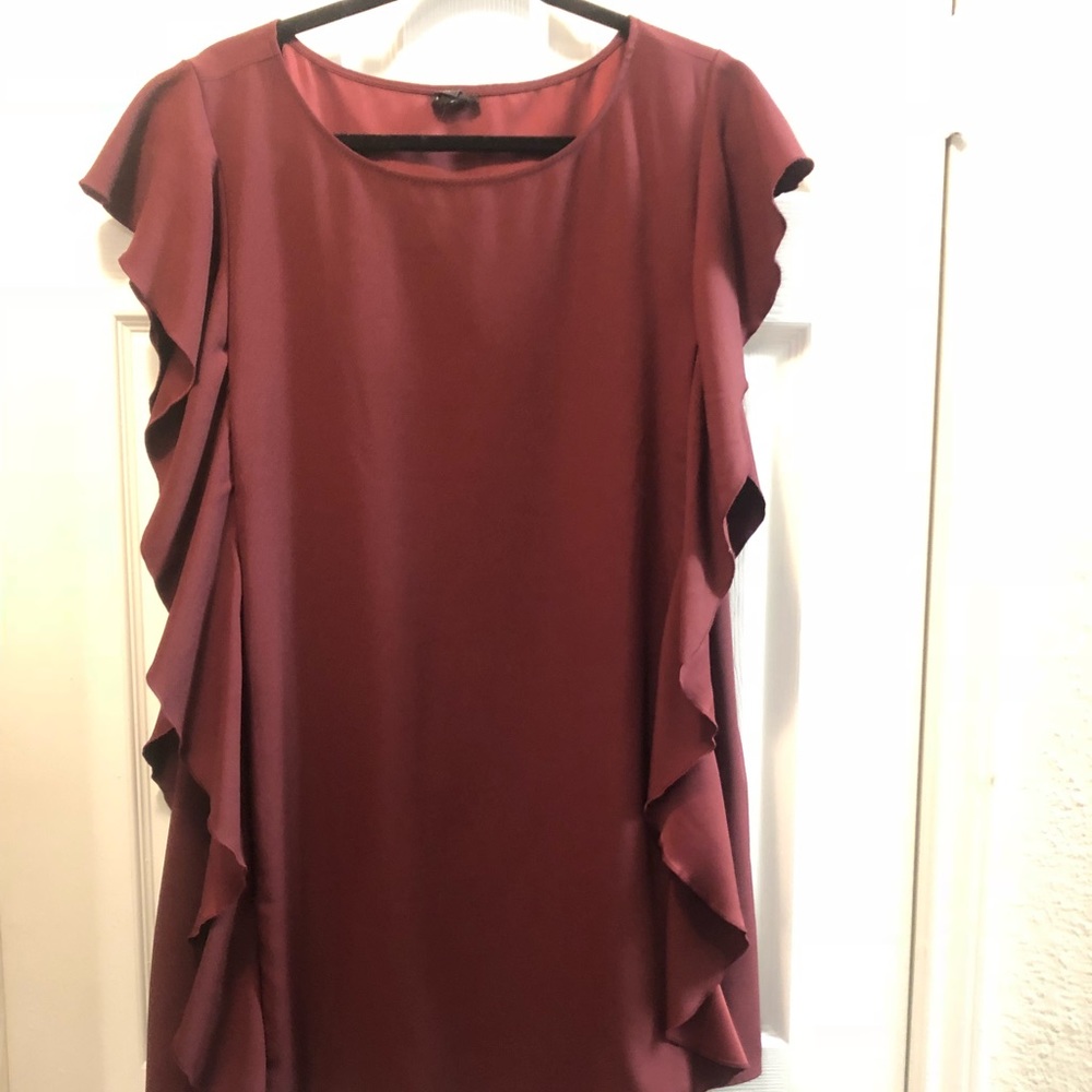 Free Press Maroon Dress